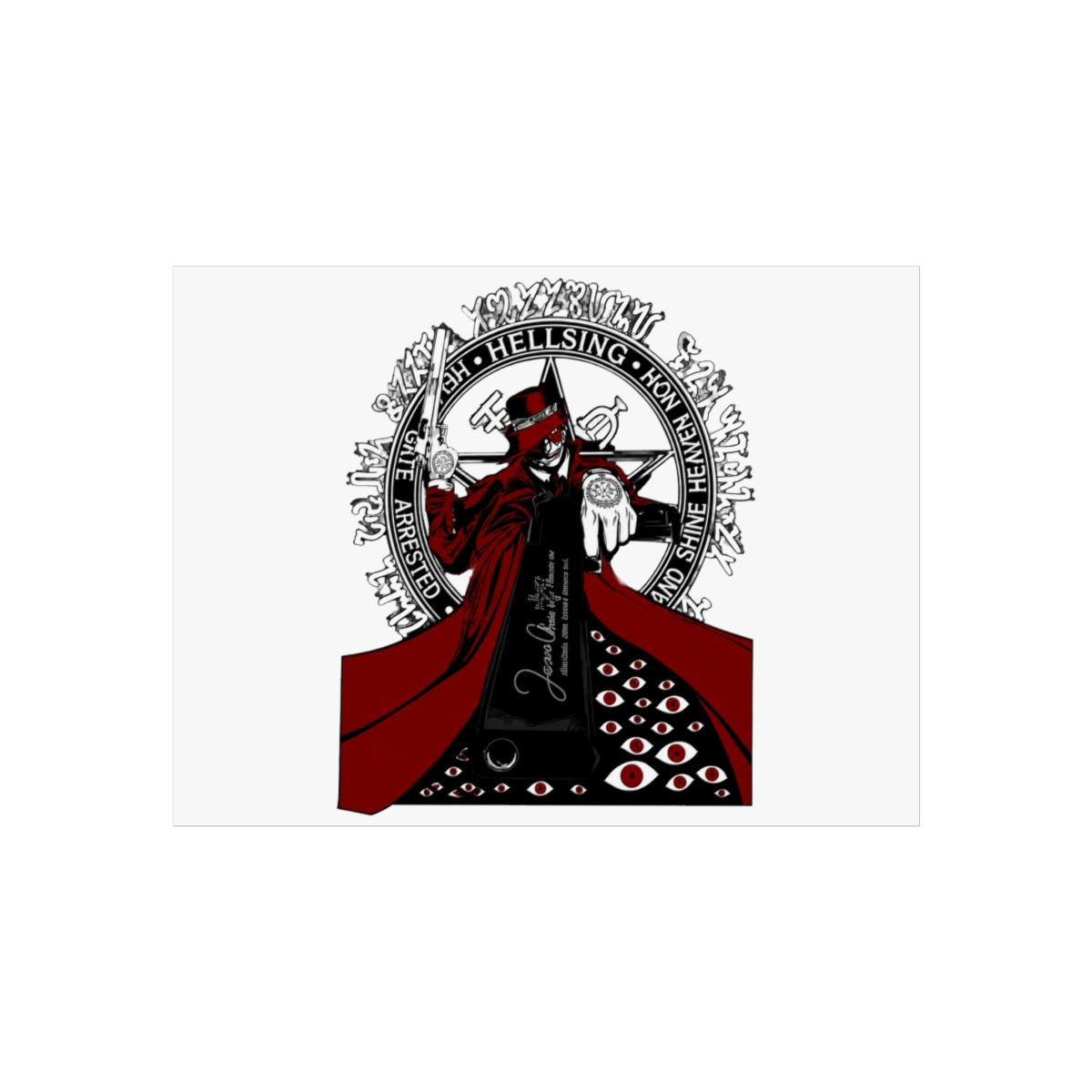 Anime Hellsing Ultimate Hellsing Organization Wall Art - alternate angle 4, merchandise